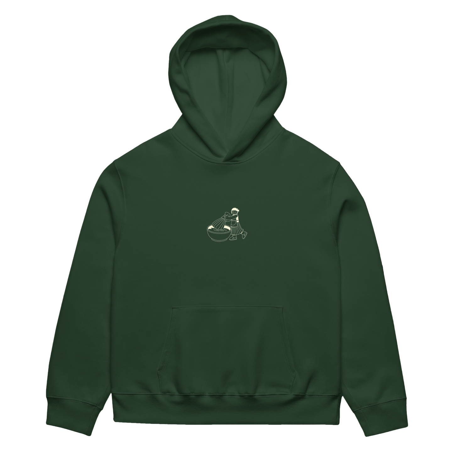 09| GREEN MATCHAHOLIC ICON OVERSIZED HOODIE